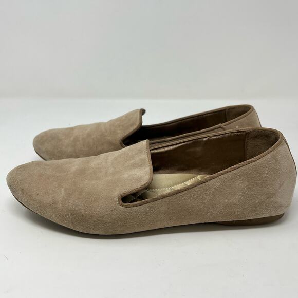 Birdies The Starling Suede Tan Loafers Women's 8.5 Casual Minimalist Work - Picture 4 of 9